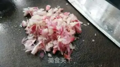 Make Red onions for chickens step 4