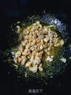 Make Chicken pizza in the field step 3