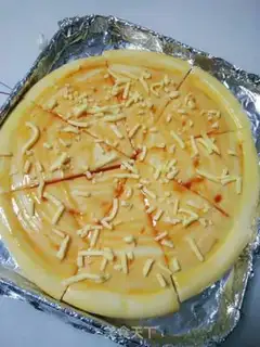 Make Chicken pizza in the field step 6