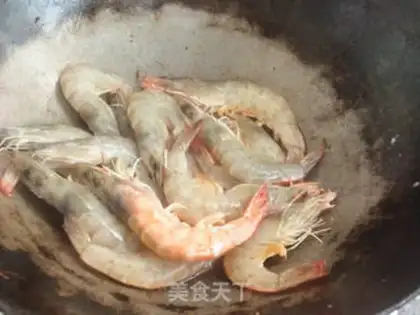 Make Cooking shrimp step 1