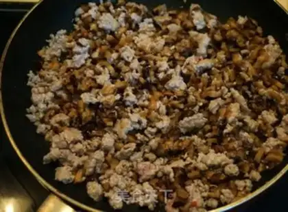 Make Flaming wheat with mushrooms step 5