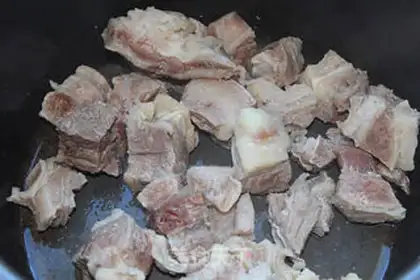 Make Clean up the radish beef soup step 4