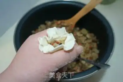Make Flaming wheat with mushrooms step 15