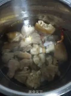 Make Manbeans hoof soup step 7