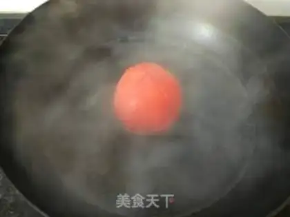 Make Tomato eggnog soup step 1