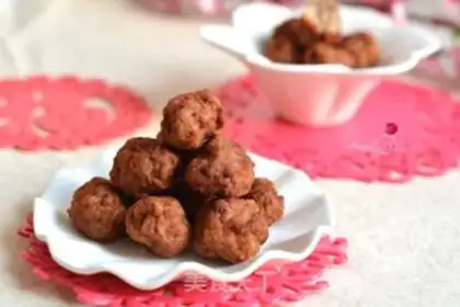 Make Dried fried balls step 11