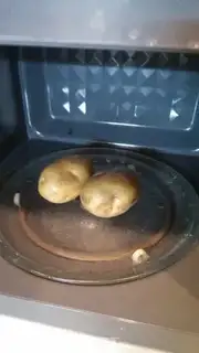 Make Mustard potato mashed salad step 1