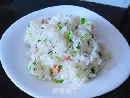 Make Onion fried rice step 8