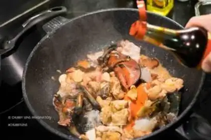 Make Lobster chicken step 9