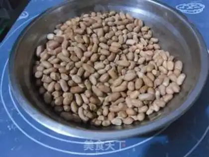 Make Salted peanut rice step 0