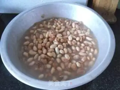 Make Salted peanut rice step 2