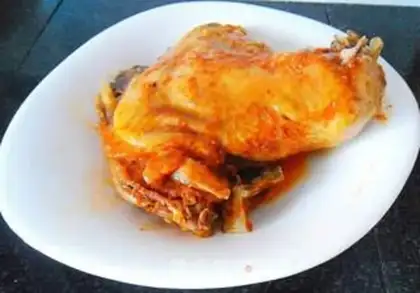 Make Chicken leg, New Orleans step 9