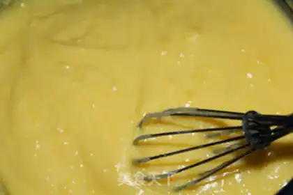 Make Cheese Bean Cake step 3