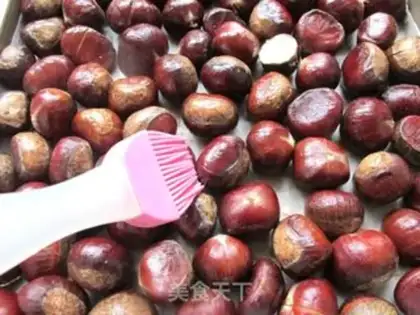 Make Sugar roasted chestnuts step 2
