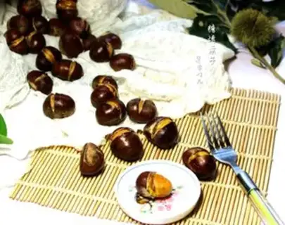 Make Sugar roasted chestnuts step 4