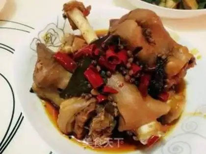 Make Spicy sheep hoof step 2