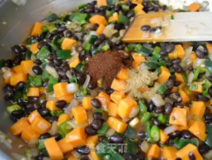 Make Vegetable tacos step 4