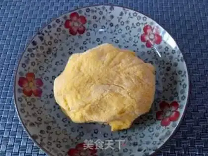 Make Pumpkin bean cake step 1