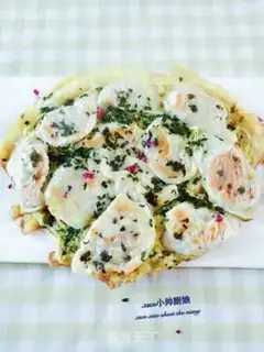 Make Green and gold frying step 2