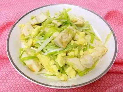 Make ♪ Screeched eggs and tofu yellow ♪ step 5