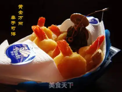 Make Gold-rich shrimp balls step 13
