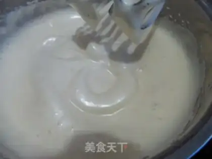 Make Flower crystal cake step 1