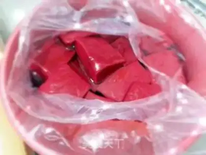 Make Fried pig blood step 0