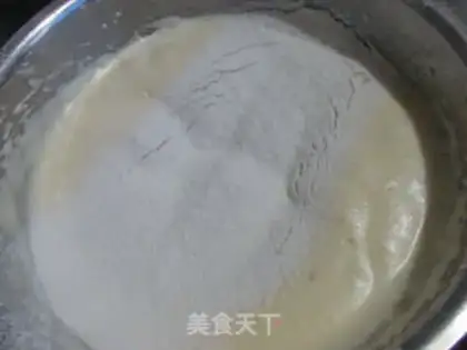 Make Flower crystal cake step 2