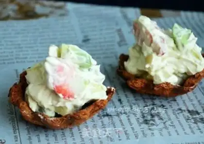 Make Cotton candy cream fruit salad step 10