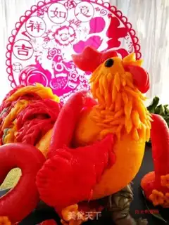 Make Golden chicken-year-old bean bag step 22