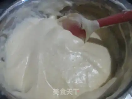 Make Flower crystal cake step 3