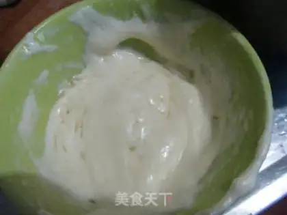 Make Flower crystal cake step 4