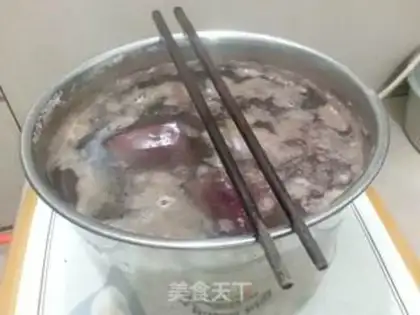 Make Fried pig blood step 3