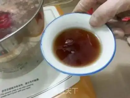 Make Fried pig blood step 4