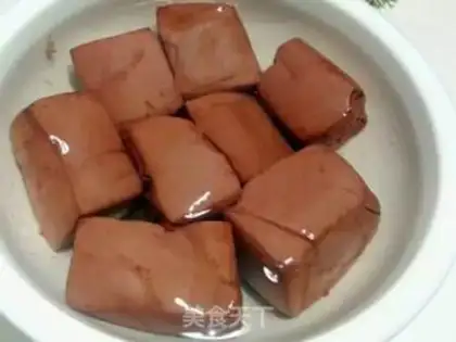 Make Fried pig blood step 6