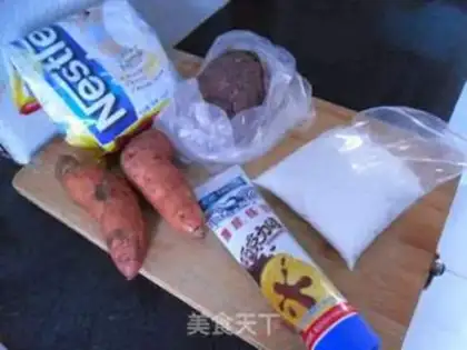 Make Coconut potato ball step 0