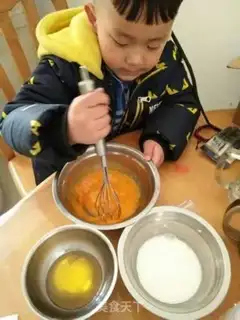 Make Tea cheese cream cake step 1