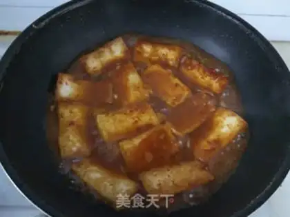 Make Garlic chili tofu step 5