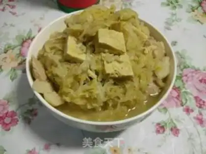 Make Sour pork stew, tofu step 9