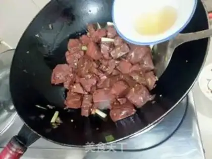 Make Fried pig blood step 13