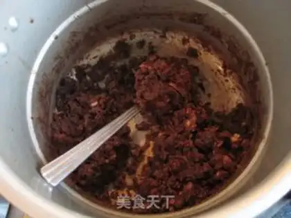 Make Yellow rice sticky bean bag step 5