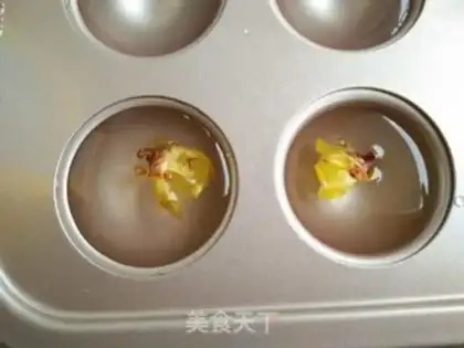 Make Flower crystal cake step 13