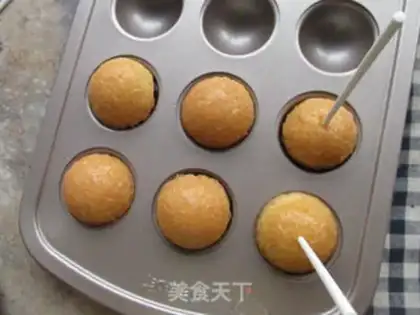 Make Flower crystal cake step 14