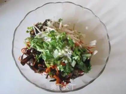 Make Woodworms with chicken silk step 5