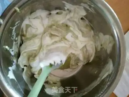 Make Tea cheese cream cake step 4