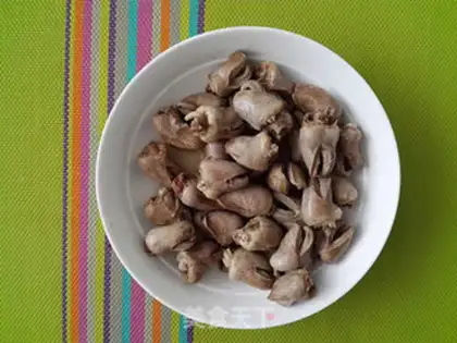 Make Hot chicken heart step 2