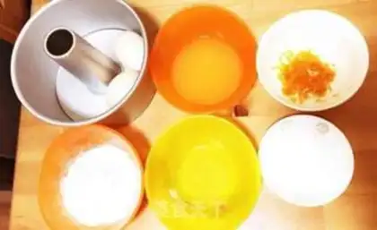 Make Orange cake for bean saloon step 0
