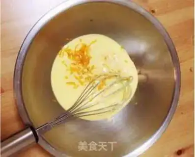 Make Orange cake for bean saloon step 3
