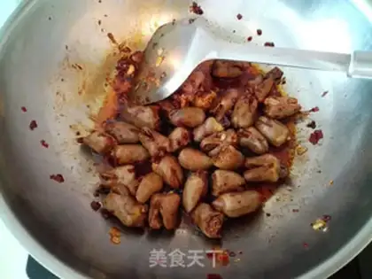 Make Hot chicken heart step 7