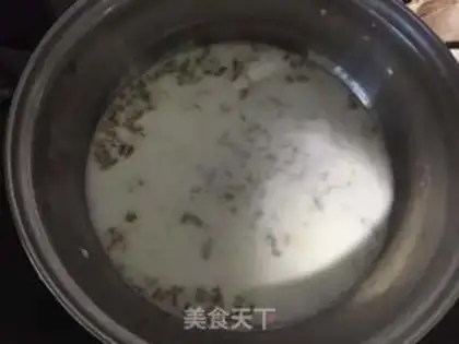 Make Milk oatmeal step 1